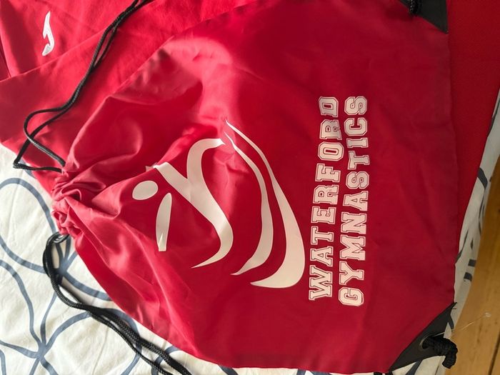 Waterford gymnastics zip up & drawstring bag