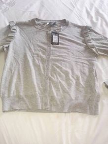 Ladies Grey Cardigan