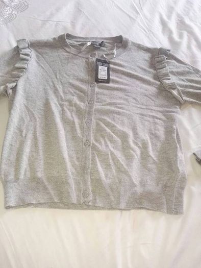 Ladies Grey Cardigan