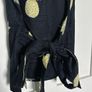 Hobbs Anika linen sleeveless top with tie waist and pineapple print UK8 Image 4
