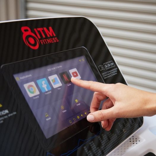 C66 Commercial SMART Treadmill with 1YR Warranty, 3HP Motor 18KM PER HOUR, WiFi Colour Touchscreen Media Player, Watch Netflix, YouTube, etc, Download Any App, Flash Sale