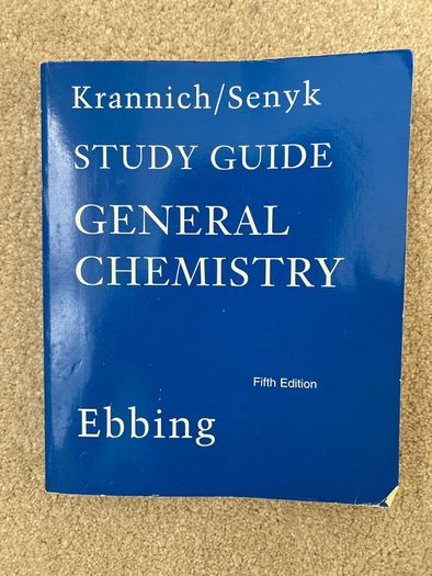Chemistry textbook plus study guide.