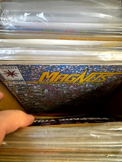 Valiant Long Comic Box w 270 comics for Sale