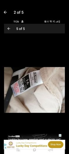Dunne stores cream stretch cotton skirt, new never worn with Stretch.
