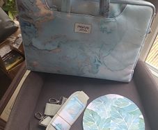 Laptop bag and mouse mat