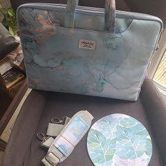 Laptop bag and mouse mat