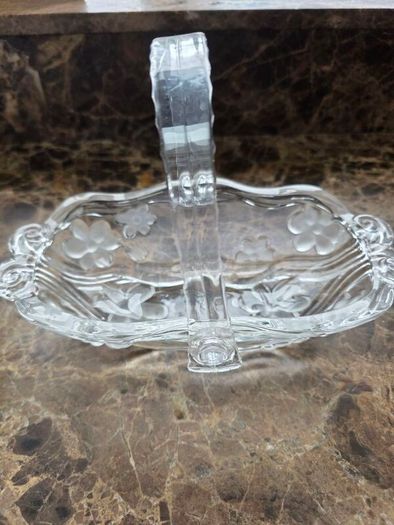 Walther-Glas floral crystal basket