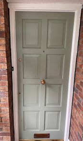 Perfect solid mahogany front door