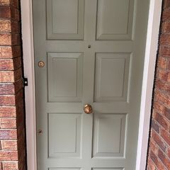 Perfect solid mahogany front door
