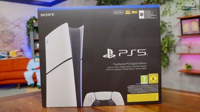 Sony PlayStation 5 Console - PS5 Digital Edition - 825GB SSD - 4K/8K - HDR