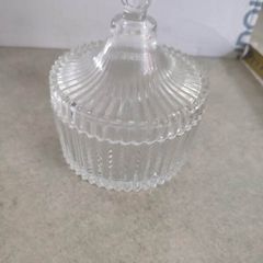 Mikasa Diamond Fire Candy Dish/Canister