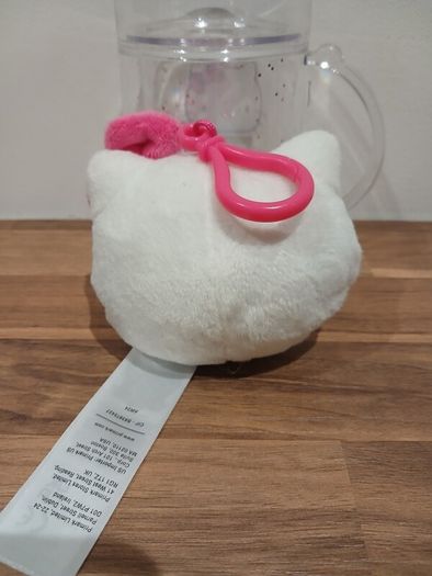 Hello Kitty Glitter Mug + Keychain