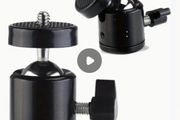 1/4 Ball Head Screw Tripod Mount - 360 Rotating Mount Base Adapter -61211