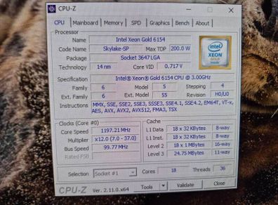 supermicro x11spm xenon gold 6154 80gb ram ddr4