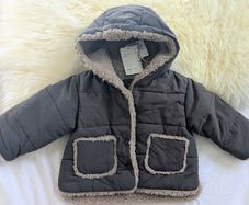 Zara baby hooded warm jacket