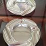 Rare Old Hall Mid-Century Stainless Steel Designer Ash Trays or Pin Dishes. Image 3
