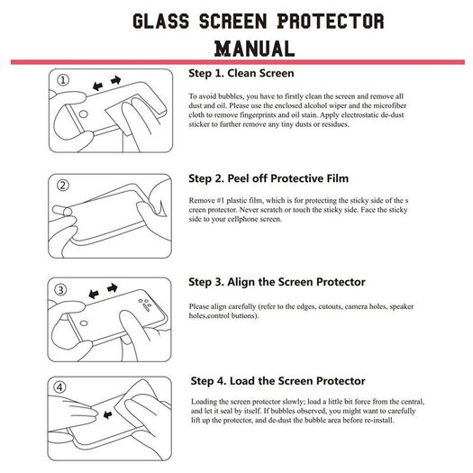 For OnePlus 6T / 1+6T - Premium Tempered Glass Screen Protector Guard Film - FHTOP6TTG