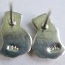 Vintage Sterling Silver 925  Earrings 2,13g Image 10