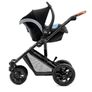 baby pram 3 in one (travel system) carseat and bassinet Image 9
