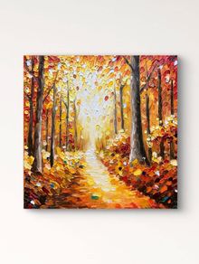 Original oil painting on canvas board