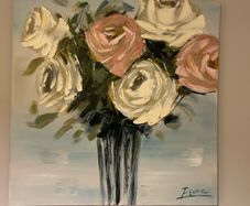 Large wall canvas picture. 80x80cm