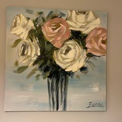 Large wall canvas picture. 80x80cm