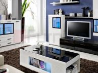 main image for ad LED Coffee Table Black &amp; White Coffee Table Modern Led Coffee Table High Gloss Led Coffee Table