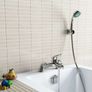 Bath Shower Mixer Tap Bathroom Chrome Bath Taps Shower Single Lever Image 2