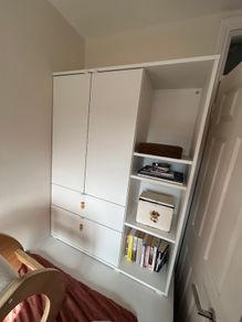 Storage unit, cabinet shelf