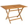 5 Piece Garden Dining Set Solid Teak Wood Image 4