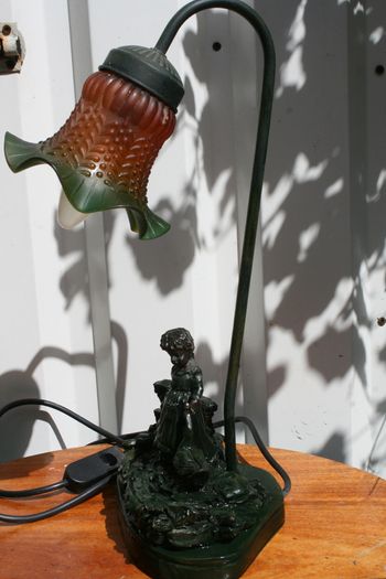 Vintage Table Lamp - 17"