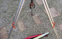 Laser tripod and staff 120 euro + laser kit also 180 euro total 300 euro full kit