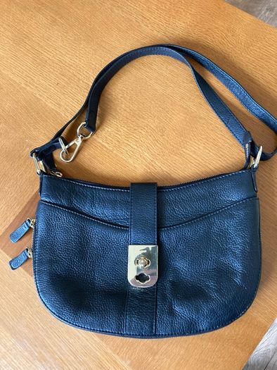 Convertible Jaeger leather bag