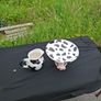 Cow ceramic water jug and fruit bowl postage possible Image 8