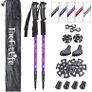 Hiking Walking Trekking Poles - 2 Pack With Antishock And Quick Lock System, Telescopic, Collapsible, Ultralight For Hiking, Camping, Mountaining, Backpacking, Walking, Trekking MULTIPLE COLOURS AVAILABLE (FREE POSTAGE) Image 3