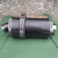 Stubby exhaust can