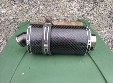 Stubby exhaust can