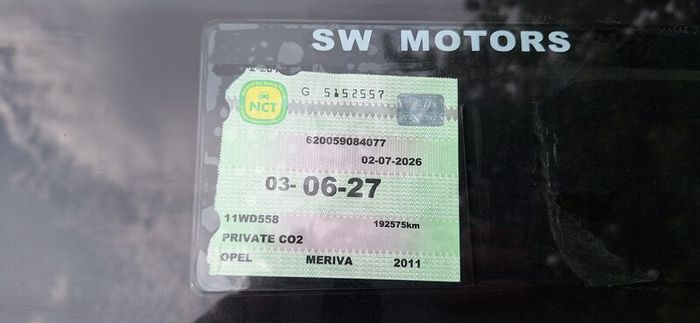 2011 Opel Meriva