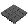 22 pcs Decking Tiles 30x30 cm 2 sqm WPC Grey Image 3
