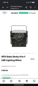 Qtx Gobo Derby