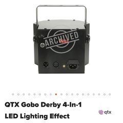 Qtx Gobo Derby