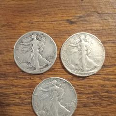 Walking liberty halfs