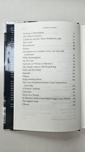 Rowdy Rhymes and Recimitations - Vincent Caprani - Dublin Social History Book
