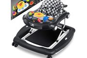 Kidiz 4-in-1 Baby Walker with Rocking Function and Wheels, Light, Music, Play Centre, Dining Table, Walking Chair for Babies, 6 Months and Up, foldable
