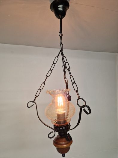 Pair of Vintage French 1970s ceiling lights