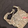 leather feel animal print babydoll Image 3