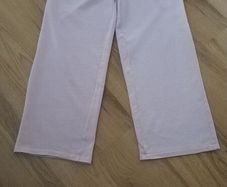 Women's pink wide leg joggers S