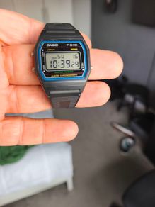 Casio F-84 with Backlight Mod