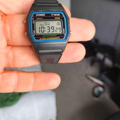 Casio F-84 with Backlight Mod