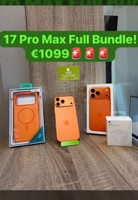 17 Pro Max Full Box Bundle! Unlocked! E.U.